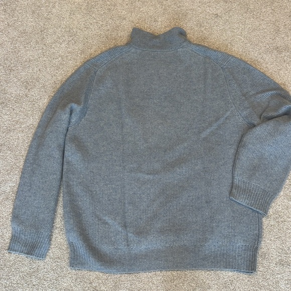 Vintage Marshall Field men’s 3ply amazing cashmere 1/4 zip sweater XXL - Picture 5 of 7